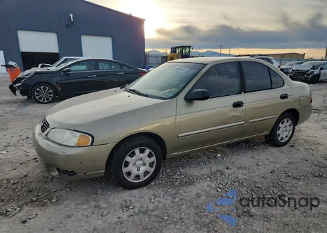 2002 Nissan Sentra Xe z USA, uszkodzony, nr VIN 3N1CB51DX2L643194